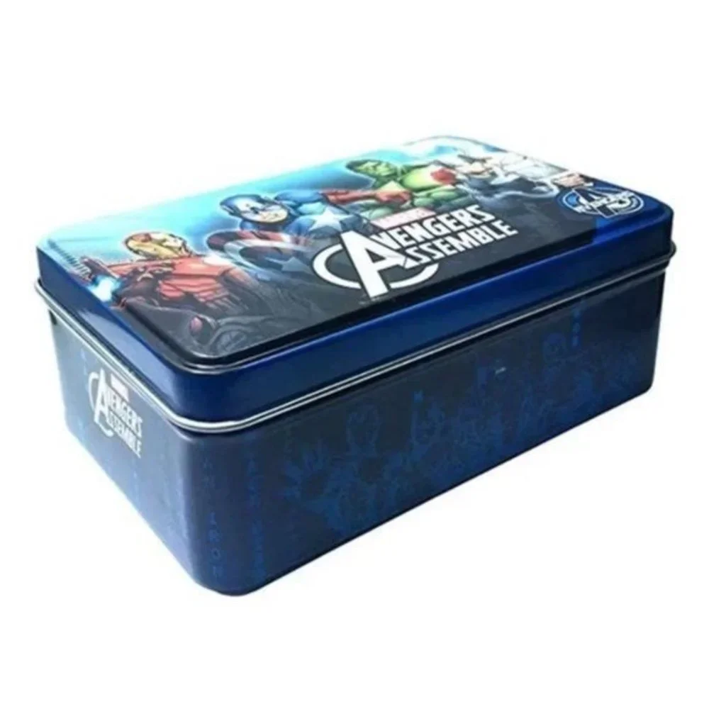 Marvel Comics Avengers Assemble Captain America Dog Tag And Keychain Tin Box Set
